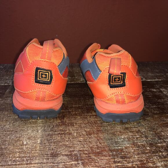 5.11 Tactical Recon Trainer Shoe Womens 8 Orange Sneaker All Terrain Workout - Picture 3 of 8